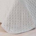 Ver imagem 3 de Kit Colcha Miraggio Queen 2,40m X 2,60m Cinza com 2 Fronhas