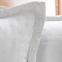 Ver imagem 2 de Kit Colcha Miraggio Queen 2,40m X 2,60m Cinza com 2 Fronhas