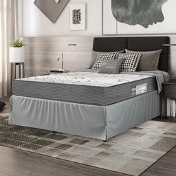 Colchão Viúva e-Shop Casa D33 One Face - 17x128x188cm- Suede Cinza - 3