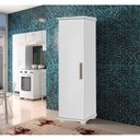 Ver imagem 5 de Armário Multiuso 1 Porta 4 Prateleiras Cuiaba Arte Móveis Branco