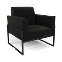 Ver imagem 4 de Sofá Namoradeira com 2 Poltronas Base Industrial Alta Preto Marisa Suede Preto D03 - D’Rossi