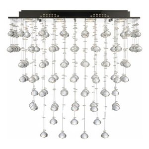 Lustre para Sala, Cozinha, Sala de Jantar,cristal Base 20x70 - 90cm