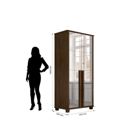 Sapateira/Multiuso/Organizador/ Armário REQ 2 portas Com Espelho Modelo Retrô Puxador Externo em MDF