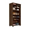 Ver imagem 4 de Sapateira/Multiuso/Organizador/ Armário REQ 2 portas Com Espelho Modelo Retrô Puxador Externo em MDF
