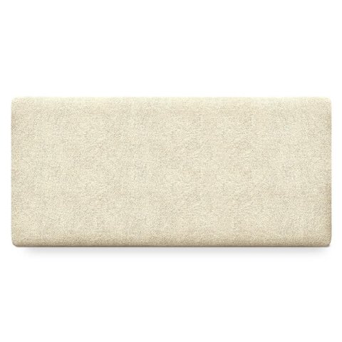 Cabeceira Painel Suspenso Casal 140 cm Luna Retangular Boucle Creme Artte