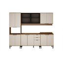 Ver imagem 3 de Kit Modulado 5 Peças Alpha C5P132 Freijo/Off White Carraro