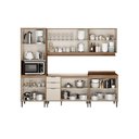 Ver imagem 2 de Kit Modulado 5 Peças Alpha C5P132 Freijo/Off White Carraro