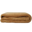Ver imagem 1 de Cobertor Casal Manta Microfibra Fleece Bege