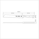 Ver imagem 4 de Faca para Pão Century com Lâmina em Aço Inox e Cabo de Policarbonato e Fibra de Vidro 8