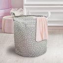 Ver imagem 5 de Cesto para Roupa Suja- Brinquedos Tecido (m) - Linha Loft Cinza
