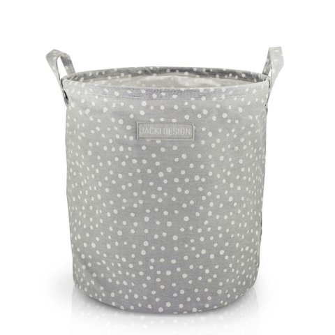 Cesto para Roupa Suja- Brinquedos Tecido (m) - Linha Loft Cinza