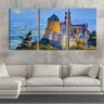 Quadro Decorativo 45x96 castelo medieval na montanha - 2