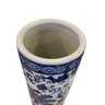Vaso De Cerâmica Estilo Português Azul E Branco P - 2