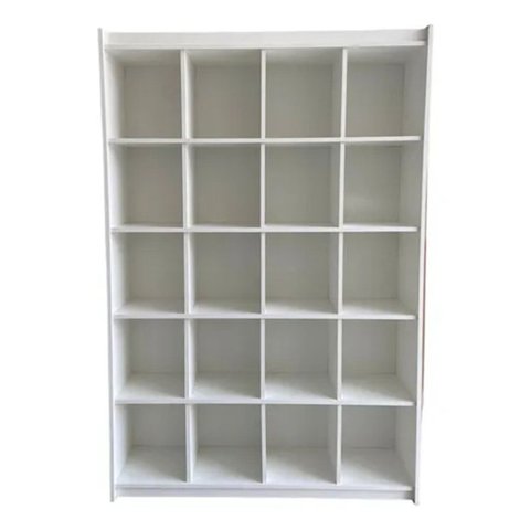 Estante Colmeia Organizadora Lojas e Comércios 100% Mdf Branco - Suprema Móveis