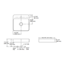 Ver imagem 6 de Cuba para Banheiro de Encaixe Retangular com Mesa e Furo Vox Kohler Branca 31x40cm | 28558BR-1-0 Bra
