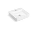 Ver imagem 3 de Cuba para Banheiro de Encaixe Retangular com Mesa e Furo Vox Kohler Branca 31x40cm | 28558BR-1-0 Bra