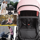Ver imagem 4 de Carrinho de Bebe Kiddo Vox Ii com Bebe Conforto e Base Rosa