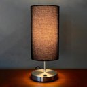 Ver imagem 2 de Kit 2 Abajur Luminaria de Mesa Redondo Interruptor Ref 84 Decoração Casa Sala Quarto Escritório