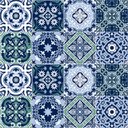 Ver imagem 2 de Adesivo de Azulejo Moroccan 16 Arte Destaque