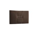 Ver imagem 2 de Cabeceira Painel Estofada Nevada Suede Marrom Solteiro 90cm para Cama Box - Arkell