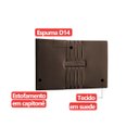 Ver imagem 6 de Cabeceira Painel Estofada Nevada Suede Marrom Solteiro 90cm para Cama Box - Arkell