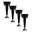 Ver imagem 1 de Pé Cônico Regulável para Móveis 10cm com Parafusos Caad 10 Peças