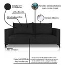 Ver imagem 4 de Sofá Orion 2 Lugares 160cm Linho Boucle