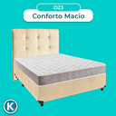 Ver imagem 4 de Conjunto Cama Box Perola Casal + Colchão D23 D23 Inducol + Cabeceira