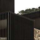 Ver imagem 1 de Painel Brise de Madeira Ecológica 290cm x 6cm x 42mm Formaco Decor Marrom/Cinza Escuro