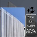 Ver imagem 5 de Painel Brise de Madeira Ecológica 290cm x 6cm x 42mm Formaco Decor Marrom/Cinza Escuro
