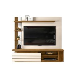 Painel para TV Marin até 55 Polegadas Griz/Carvalho - DJ Móveis - 2