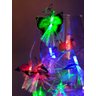 Enfeite de Natal Cordão Pisca Luzes Borboleta 28 Leds 127V Art Christmans 110 - 4