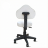 Mocho para Estética Cadeira Ergonômica Regulagem de Altura Clínica Manicure Giratória Rodízios - 5