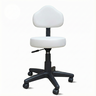 Mocho para Estética Cadeira Ergonômica Regulagem de Altura Clínica Manicure Giratória Rodízios - 3