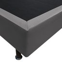 Ver imagem 3 de Base Box para Cama Casal 138x188cm Liz S05 Sintético Cinza - Mpozenato