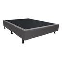 Ver imagem 1 de Base Box para Cama Casal 138x188cm Liz S05 Sintético Cinza - Mpozenato