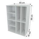 Ver imagem 4 de Kit de 3 Organizadores de Brinquedos 100% Mdf - Único