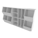 Ver imagem 1 de Kit de 3 Organizadores de Brinquedos 100% Mdf - Único