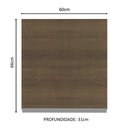 Ver imagem 7 de Armário Aéreo Acordes Glamy 100% MDF 60cm 1 Porta Madesa