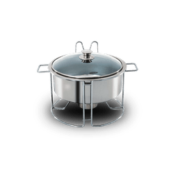 Rechaud Redondo Brinox Savoy 7 Litros Ø 33 Cm Aço Inox - 1