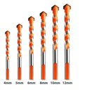 Ver imagem 1 de Broca De Torção Triangular Fura Tudo 4Mm 5Mm 6Mm 8Mm 10Mm 12Mm