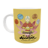 Caneca Avatar - Sabedoria de Aang - Amarelo - 1