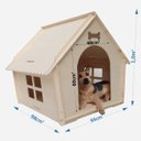 Ver imagem 2 de Casa de Madeira para Cachorro Cães de Porte Grande - Bolt - Marrom