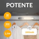 Ver imagem 7 de Luminária com Sensor de Presença para Armário 30 Leds Recarregável 1800mah Momo Glow