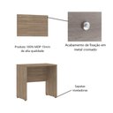 Ver imagem 3 de Mesa Escrivaninha 80x50 c/ Painel - Módulo Dormitório Master - Guarda Roupas Modulado Luciane