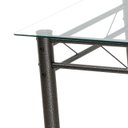 Ver imagem 2 de Mesa de Jantar Avulsa Retangular Palma 107x73 cm Cromo preto Artefamol BASE 2001/4321 - 2843 - BRANC