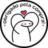 Adesivo Obrigada Pela Compra Flork Coração Redondo 3x3cm 200un - 1