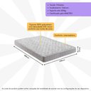 Ver imagem 2 de Colchão de Casal com Espuma D33 138x188cm Inducol Cr450c Cinza
