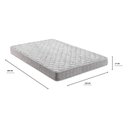 Ver imagem 3 de Colchão de Casal com Espuma D33 138x188cm Inducol Cr450c Cinza