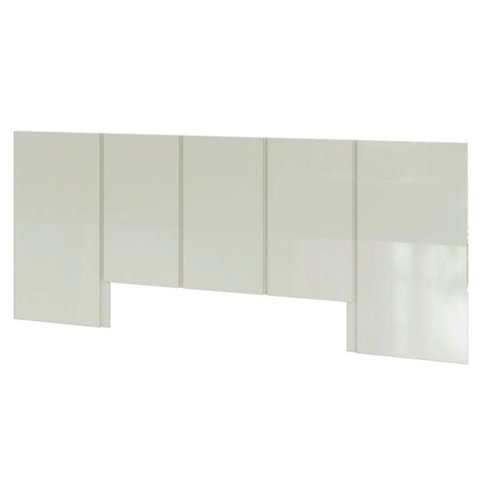 Cabeceira Queen Lisa Off White Brilho 280cm - 76939